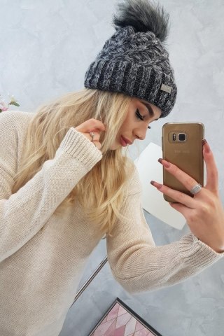 Czapka K169 grafitowa