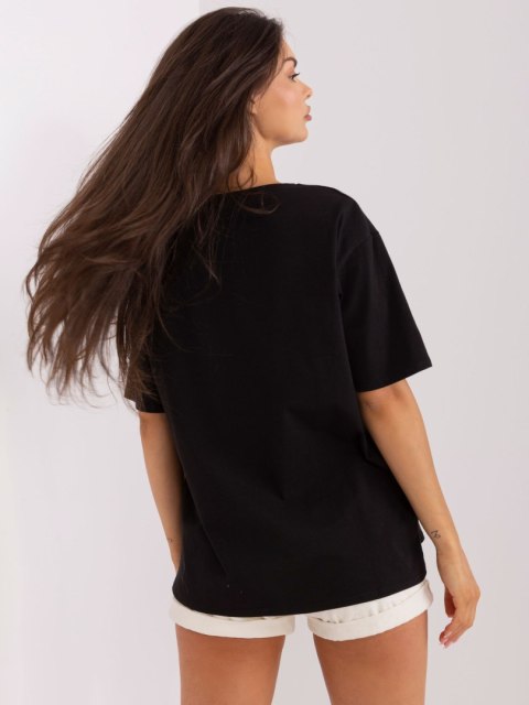 T-shirt LK-TS-509353.25P czarny T-shirt LK-TS-509353.25P czarny