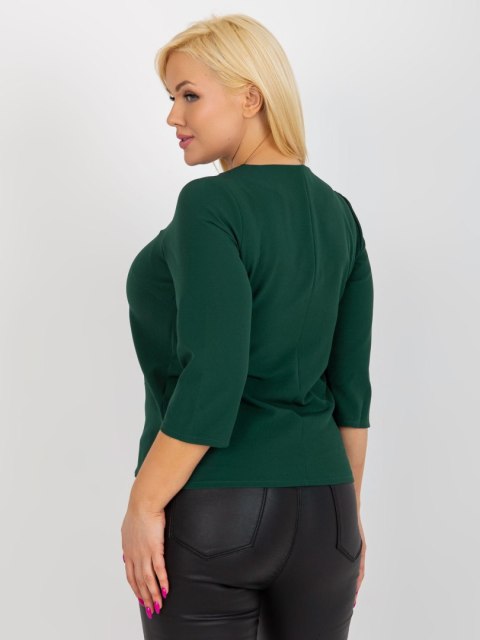 Bluzka LK-BZ-506515.75 ciemny zielony 46 Bluzka LK-BZ-506515.75 ciemny zielony 46