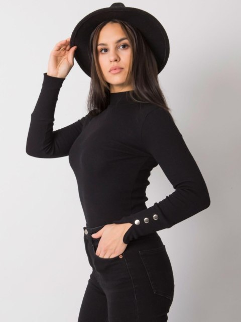 Bluzka czarna z półgolfem Marbella Bluzka czarna z półgolfem Marbella