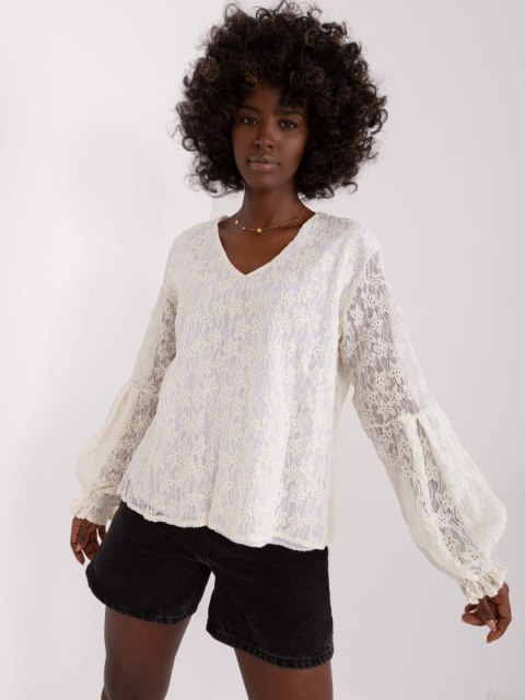 Bluzka LK-BZ-509203.08P ecru S/M Bluzka LK-BZ-509203.08P ecru S/M