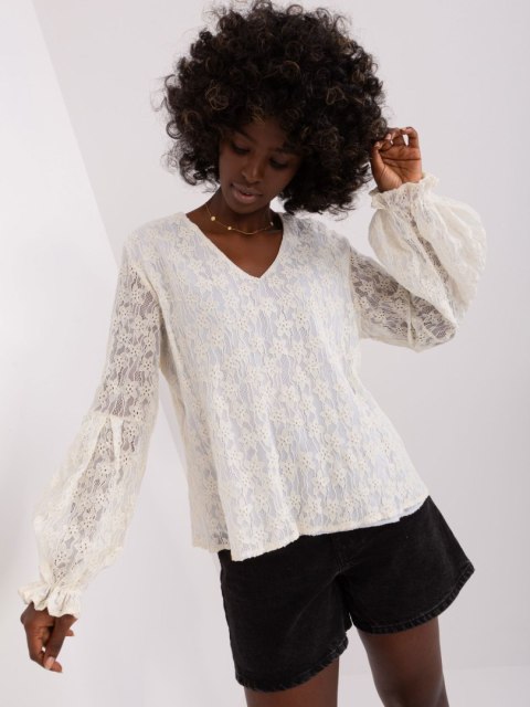 Bluzka LK-BZ-509203.08P ecru S/M Bluzka LK-BZ-509203.08P ecru S/M