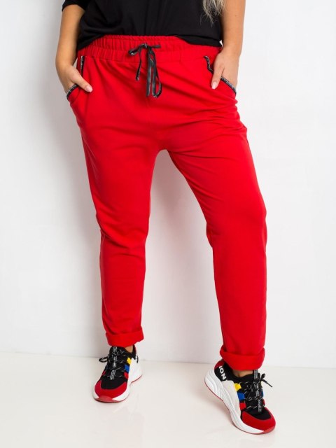 Spodnie dresowe RV-DR-4765.52 czerwony 4XL Spodnie dresowe RV-DR-4765.52 czerwony 4XL