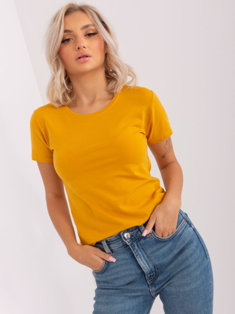 T-shirt EM-TS-HS-20-13.17 ciemny żółty M T-shirt EM-TS-HS-20-13.17 ciemny żółty M