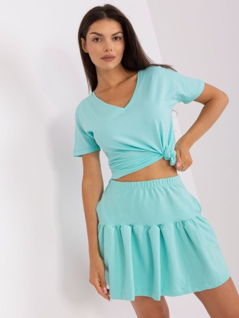 T-shirt EM-TS-HS-20-24.33P mietowy M T-shirt EM-TS-HS-20-24.33P mietowy M