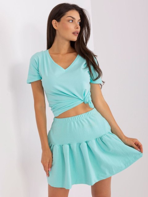 T-shirt EM-TS-HS-20-24.33P mietowy M T-shirt EM-TS-HS-20-24.33P mietowy M