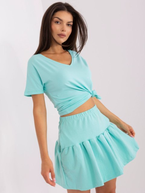 T-shirt EM-TS-HS-20-24.33P mietowy M T-shirt EM-TS-HS-20-24.33P mietowy M