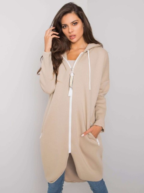 Bluza dresowa beżowa z kapturem Stunning Bluza dresowa beżowa z kapturem Stunning