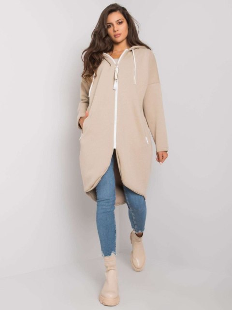 Bluza dresowa beżowa z kapturem Stunning Bluza dresowa beżowa z kapturem Stunning