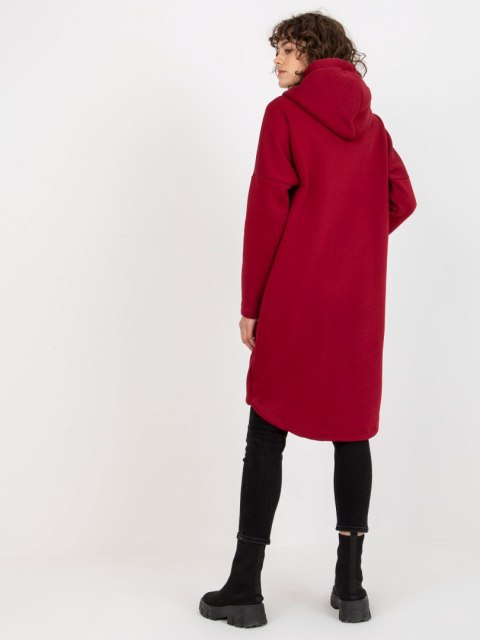 Bluza dresowa bordowa z kapturem Stunning Bluza dresowa bordowa z kapturem Stunning