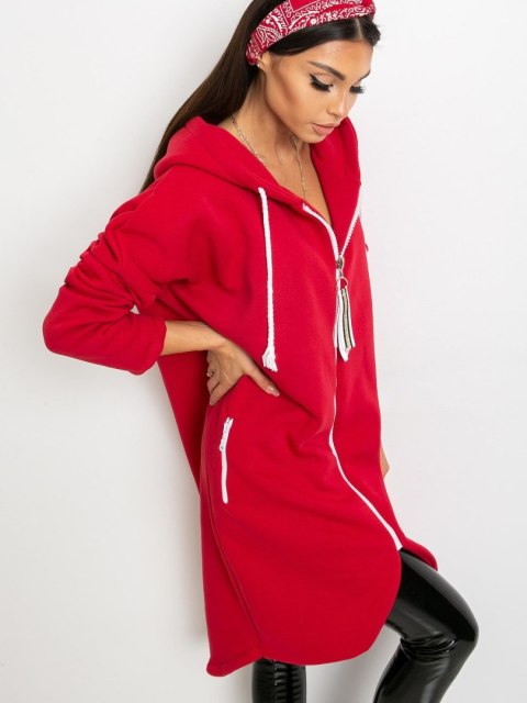 Bluza dresowa czerwona z kapturem Stunning Bluza dresowa czerwona z kapturem Stunning