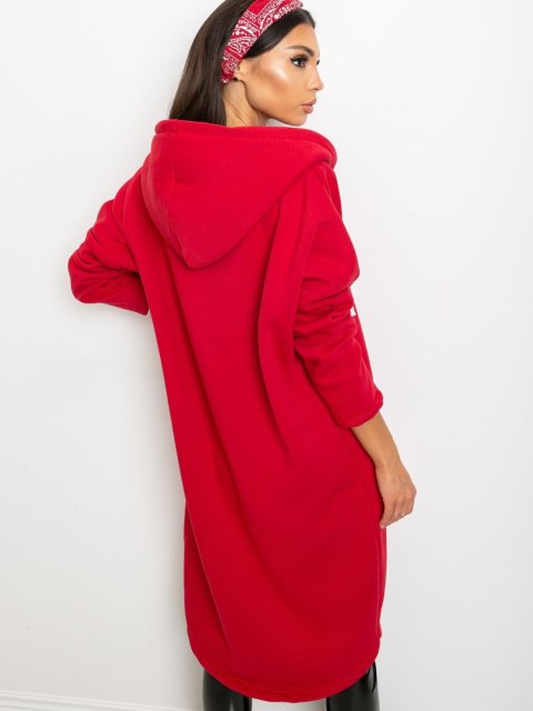 Bluza dresowa czerwona z kapturem Stunning Bluza dresowa czerwona z kapturem Stunning