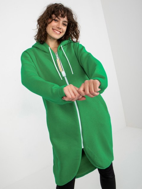 Bluza dresowa zielona z kapturem Stunning Bluza dresowa zielona z kapturem Stunning