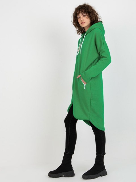 Bluza dresowa zielona z kapturem Stunning Bluza dresowa zielona z kapturem Stunning