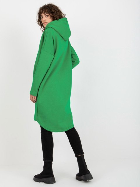 Bluza dresowa zielona z kapturem Stunning Bluza dresowa zielona z kapturem Stunning