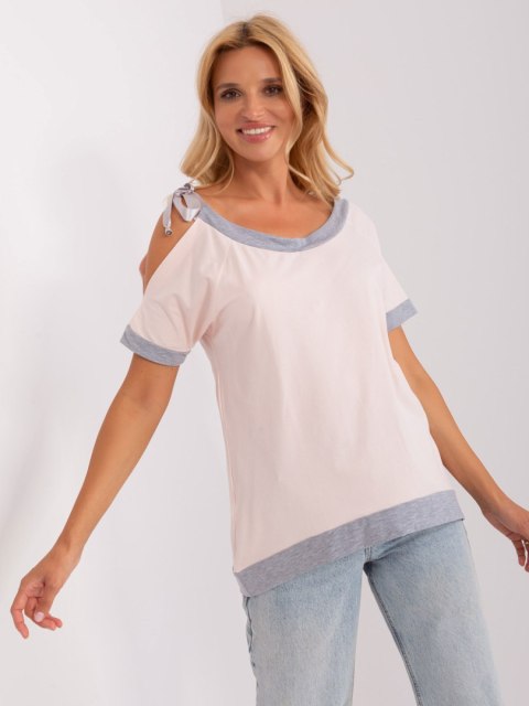 Bluzka EM-BZ-HS-20-16.67 jasny różowy XL Bluzka EM-BZ-HS-20-16.67 jasny różowy XL