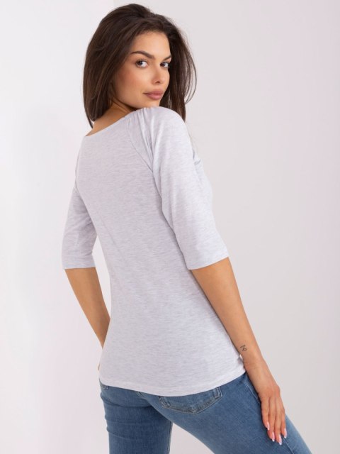 Bluzka EM-BZ-HS-21-90.02 jasny szary XL Bluzka EM-BZ-HS-21-90.02 jasny szary XL