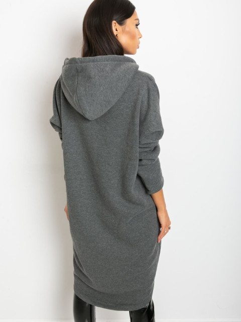 Ciemno szara bluza dresowa z kapturem Stunning Ciemno szara bluza dresowa z kapturem Stunning