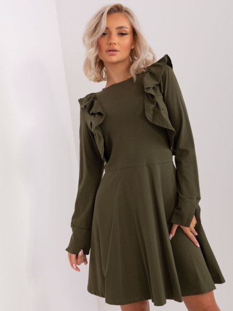 Sukienka EM-SK-HW-20-395.34P khaki S Sukienka EM-SK-HW-20-395.34P khaki S