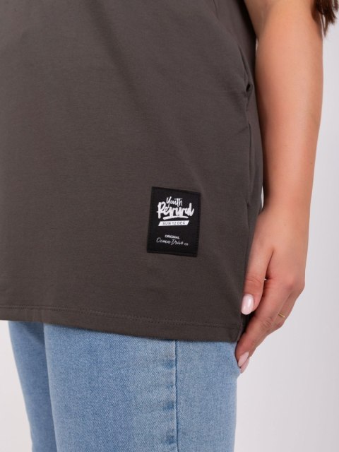 Bluzka RV-BZ-7862.10P ciemny khaki Bluzka RV-BZ-7862.10P ciemny khaki