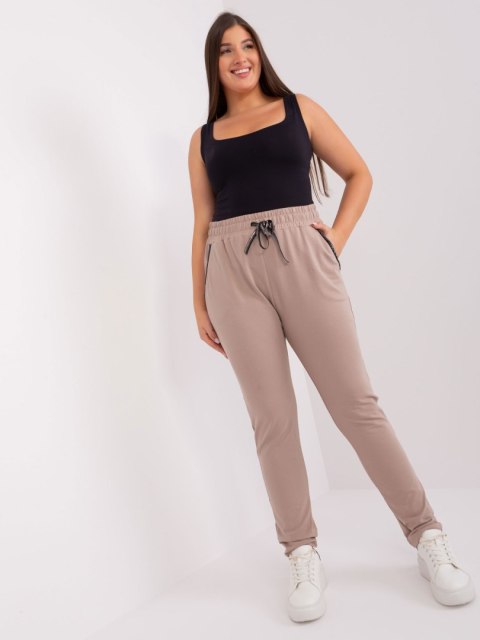 Spodnie dresowe RV-DR-4765.52 beżowy 2 XL Spodnie dresowe RV-DR-4765.52 beżowy 2 XL