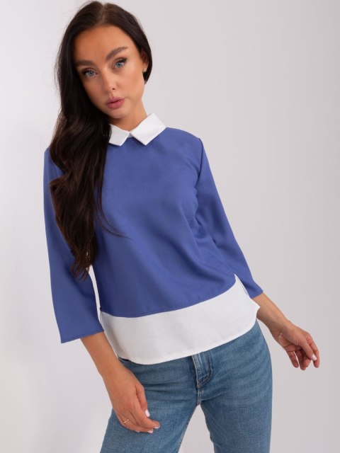 Bluzka LK-BZ-506493.71P ciemny niebieski 42 Bluzka LK-BZ-506493.71P ciemny niebieski 42