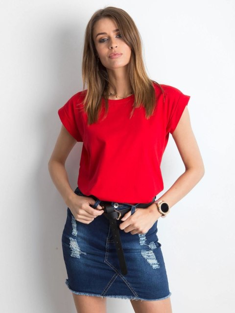 T-shirt RV-TS-4833.01P czerwony S
