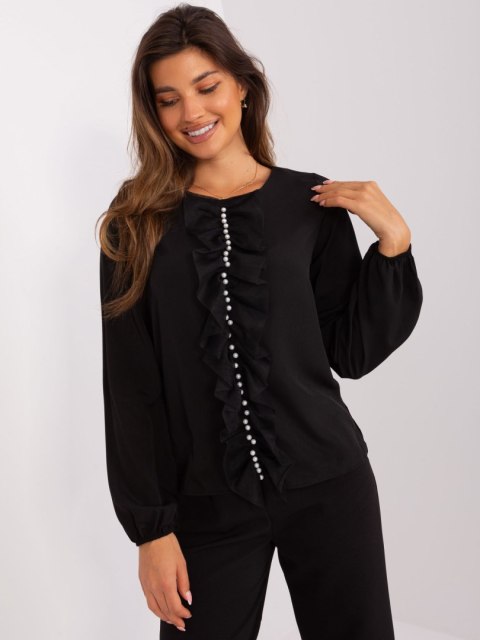 Bluzka LK-BZ-506673.36 czarny 40 Bluzka LK-BZ-506673.36 czarny 40