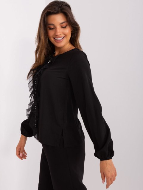 Bluzka LK-BZ-506673.36 czarny 40 Bluzka LK-BZ-506673.36 czarny 40