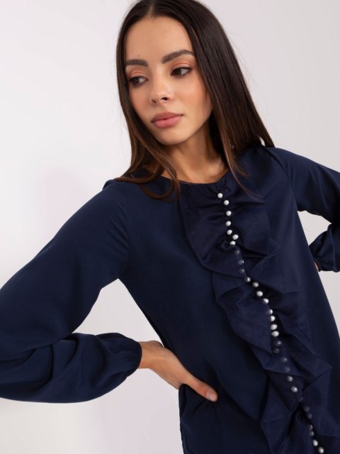 Bluzka LK-BZ-506673.36 granatowy 42 Bluzka LK-BZ-506673.36 granatowy 42
