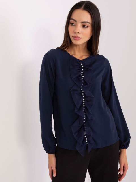 Bluzka LK-BZ-506673.36 granatowy 42 Bluzka LK-BZ-506673.36 granatowy 42