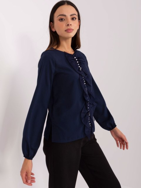 Bluzka LK-BZ-506673.36 granatowy 42 Bluzka LK-BZ-506673.36 granatowy 42