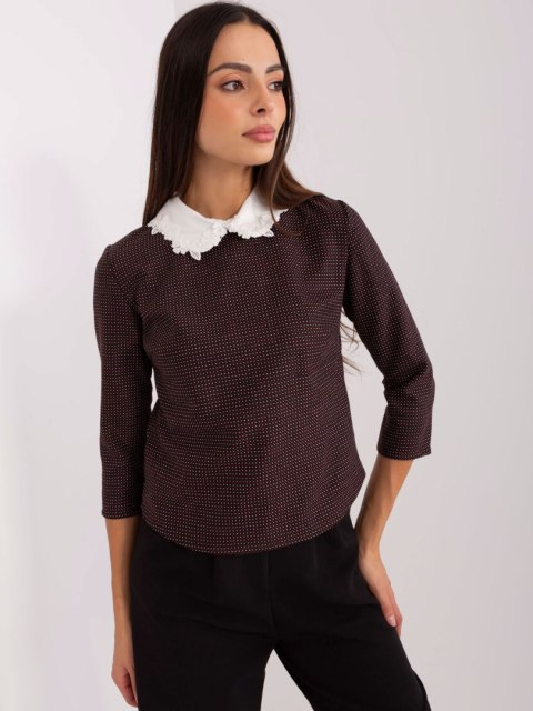 Bluzka LK-BZ-506477.70P czarny 36 Bluzka LK-BZ-506477.70P czarny 36