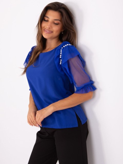 Bluzka LK-BZ-506682.26P kobaltowy 36 Bluzka LK-BZ-506682.26P kobaltowy 36