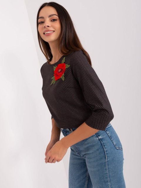 Bluzka LK-BZ-506494.50P czarny 38 Bluzka LK-BZ-506494.50P czarny 38
