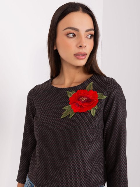 Bluzka LK-BZ-506494.50P czarny 38 Bluzka LK-BZ-506494.50P czarny 38