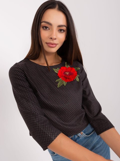Bluzka LK-BZ-506494.50P czarny 38 Bluzka LK-BZ-506494.50P czarny 38