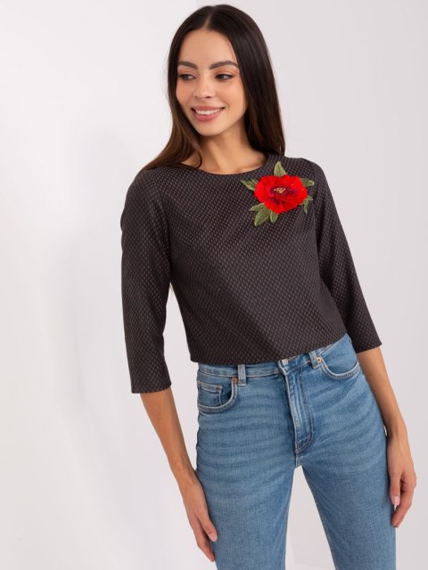 Bluzka LK-BZ-506494.50P czarny 38 Bluzka LK-BZ-506494.50P czarny 38