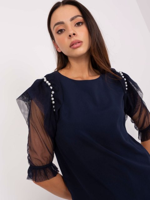 Bluzka LK-BZ-506682.26P granatowy 36 Bluzka LK-BZ-506682.26P granatowy 36