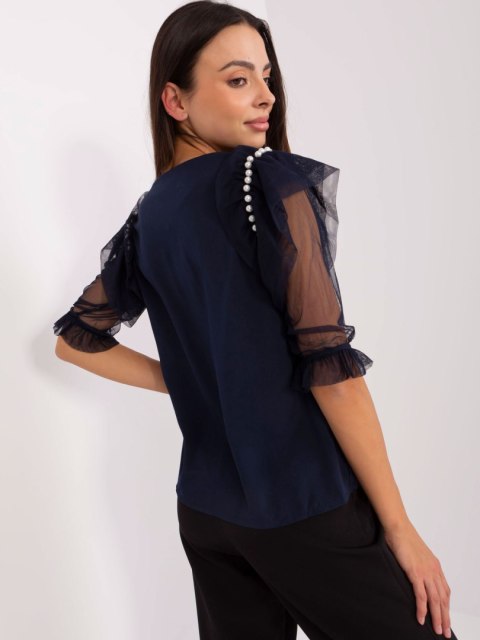 Bluzka LK-BZ-506682.26P granatowy 36 Bluzka LK-BZ-506682.26P granatowy 36