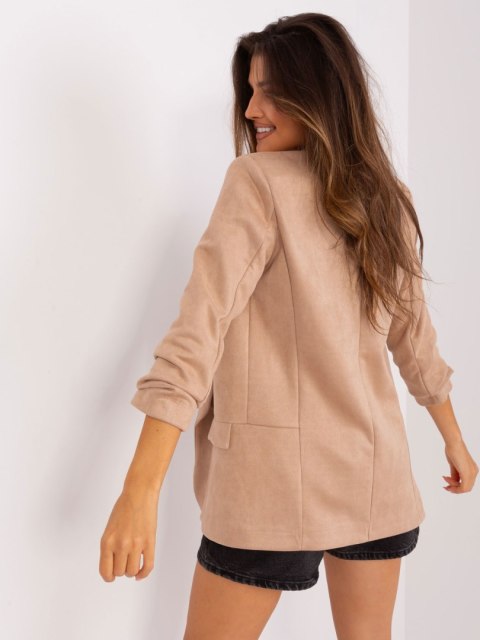 Marynarka DHJ-MA-7684-2.19 ciemny bezowy XL Marynarka DHJ-MA-7684-2.19 ciemny bezowy XL