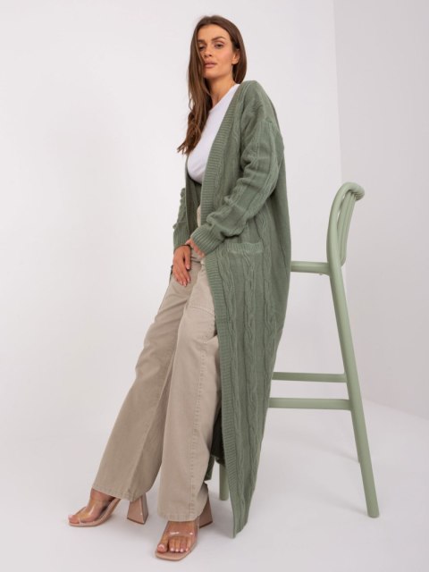 Kardigan AT-SW-2395.30 khaki Kardigan AT-SW-2395.30 khaki