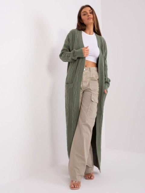 Kardigan AT-SW-2395.30 khaki Kardigan AT-SW-2395.30 khaki