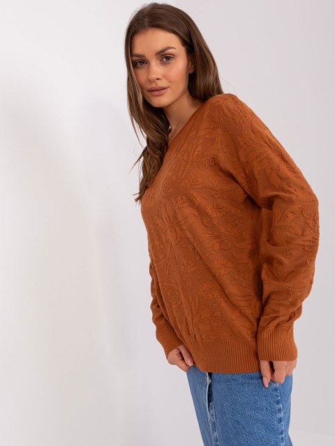 Sweter AT-SW-2231A.00P jasny brązowy Sweter AT-SW-2231A.00P jasny brązowy