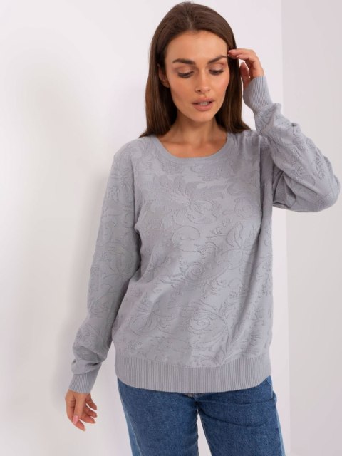 Sweter AT-SW-2231A.00P szary