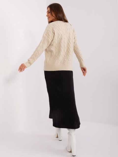 Sweter AT-SW-2335-1.68P beżowy