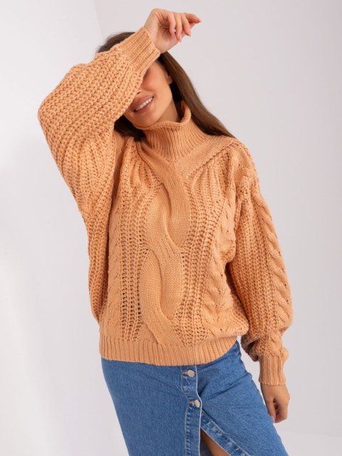 Sweter AT-SW-2350.91P brzoskwiniowy Sweter AT-SW-2350.91P brzoskwiniowy