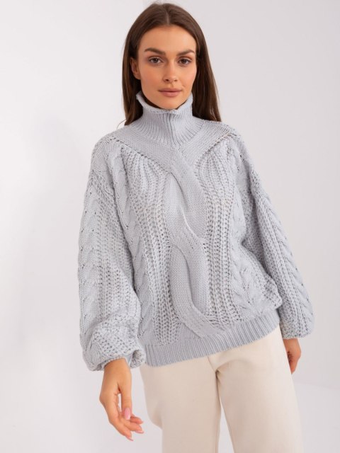 Sweter AT-SW-2350.91P szary Sweter AT-SW-2350.91P szary