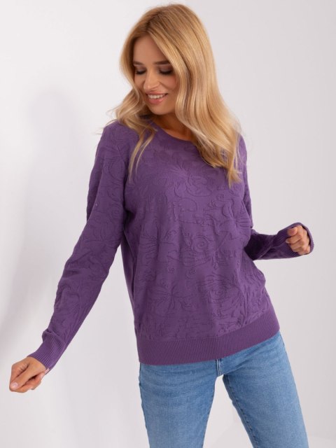 Sweter AT-SW-2231A.00P fioletowy Sweter AT-SW-2231A.00P fioletowy