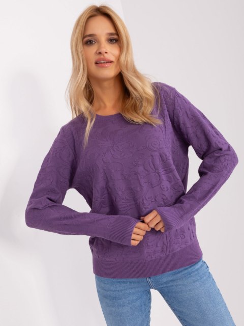 Sweter AT-SW-2231A.00P fioletowy Sweter AT-SW-2231A.00P fioletowy